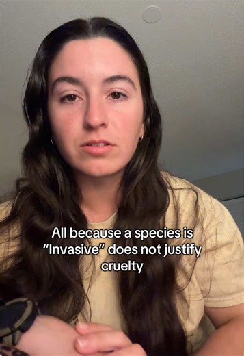 I’m not by any means saying we shouldn’t make efforts to manage invasive species but the way we speak about them needs to change to not encourage people thinking it’s ok to be cruel #invasivespecies #ecology #biology #environmentalscience #wildlife