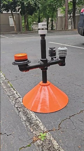 Introducing our new #tornado probe, TOWER! #science #research #stem #stormchasing #weather #shorts