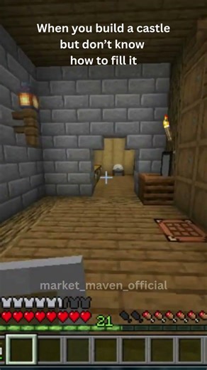 When you build a castle but don’t know how to fill it