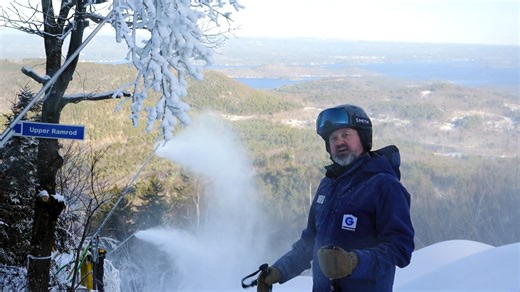 It's the moment we've all been waiting for... the new and improved Upper Ramrod trail will be opening next week! Stay in the know about every rope drop with our NEW Gunstock Mountain mobile app, available now on the App Store and Google Play Store. #gunstockmtn #skinh | Gunstock Mountain Resort