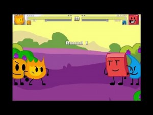M.U.G.E.N: Firey & Coiny VS. Blocky & Teardrop (BFDI) #bfdi #mugen