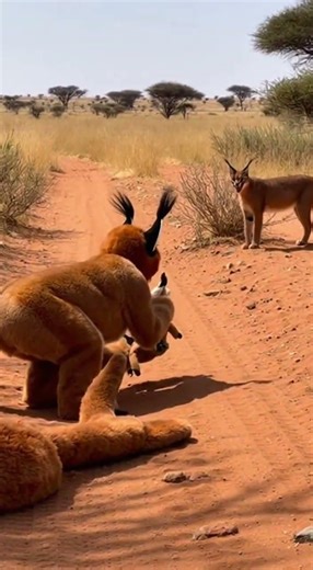 Er dachte, er wäre ein Karakal… #funny