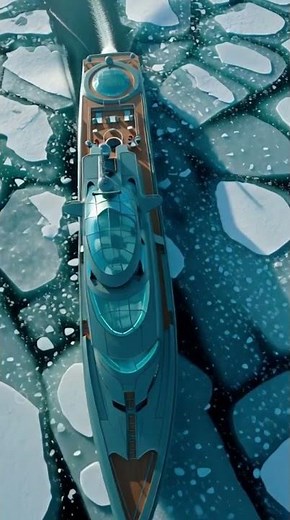 Inside a $650 Million Arctic Icebreaker Mega Yacht (2050)