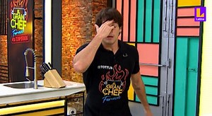 El Gran Chef Famosos: Renato Rossini Jr se teletransportó a la cocina, pero recibió castigo por llegar tarde