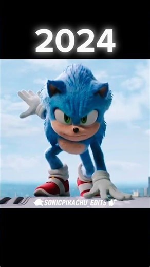 Evolution of Sonic, Tails, and Knuckles #shorts #sonic #movie #evolution #edit