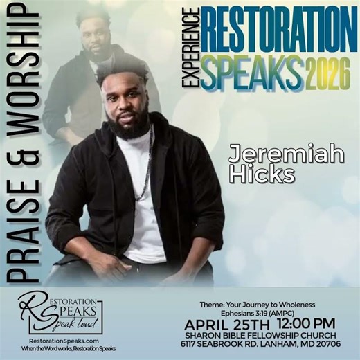 The Restoration Speaks® Experience | Jeremiah Hicks | Praise & Worship
