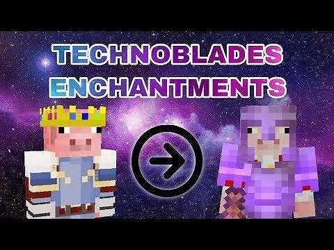 Technoblade’s Armor/Weapons/Tools Enchantments | Minecraft | Master Gamer
