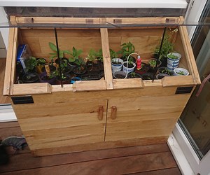 Solar Powered Time-Lapse Cold Frame
