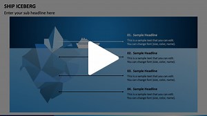 Ship Iceberg Animated Presentation - SketchBubble