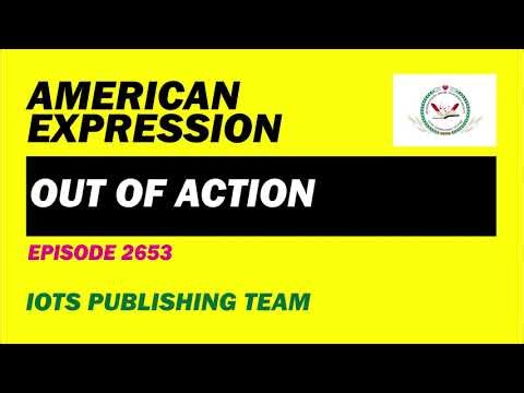 American Expression E2653 Out of action
