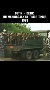 1.2M views · 10K reactions | 1999 Detik - detik TNI meninggalkan Timor Timur. selah merdeka kamu tahu provinsi Timor Timur menjadi negara apa? | Jejak Soeharto | Facebook