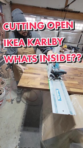what's Inside the IKEA Karlby Countertops #contentcreator #ikea #ikeabuild #karlby #ikeakarlby #streamingsetup #woodworking #woodworker #gamingsetup