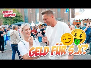 GELD für S.X 😏🤑 Straßenumfrage BIERFEST HANNOVER