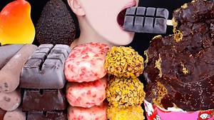 【Jimmy】0120更新||坚果冰淇淋/芒果雪芭/牛油果雪芭/草莓冰淇淋||咀嚼音/ASMR