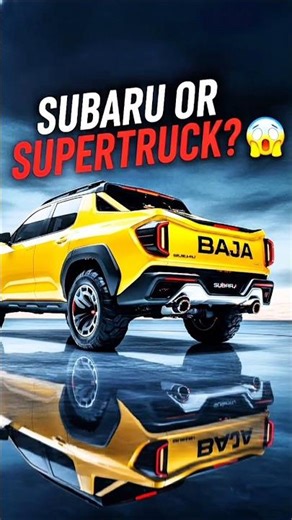 Baja or Beast? 2026 Subaru Pickup Full Reveal! 🚀 #shorts#Subaru #Baja #ConceptCar