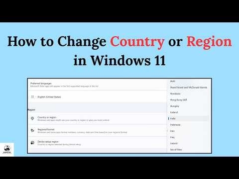 How to Change Country or Region in Windows 11 [2026]