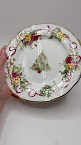 Royal Albert Old Country Roses Christmas Salad Plate 8-inch NEW - Etsy