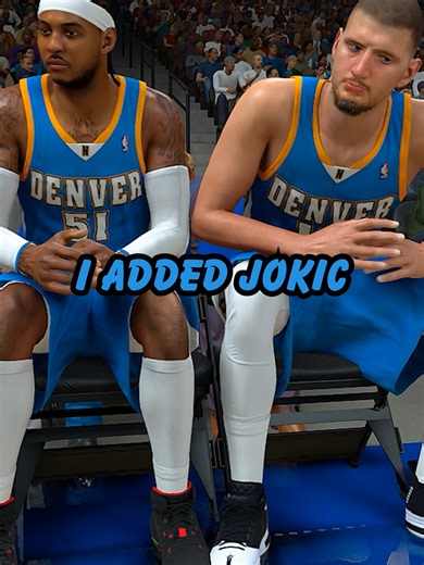 I Put Jokic On The 2008 Nuggets #nikolajokic #carmeloanthony