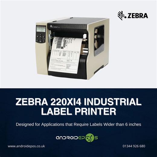 🏭 Meet the Zebra 220Xi4 – The Powerhouse for High-Volume, Wide-Format Label Printing! When your operation demands durability, precision, and nonstop performance, the 220Xi4 delivers. Built to handle the toughest industrial environments, it’s engineered for high-volume, 8-inch wide label printing with exceptional reliability. ✨ Key Features: • Ultra-durable metal construction for 24/7 industrial use • High-speed, wide-format label printing (up to 8") • Outstanding print quality for compliance, w
