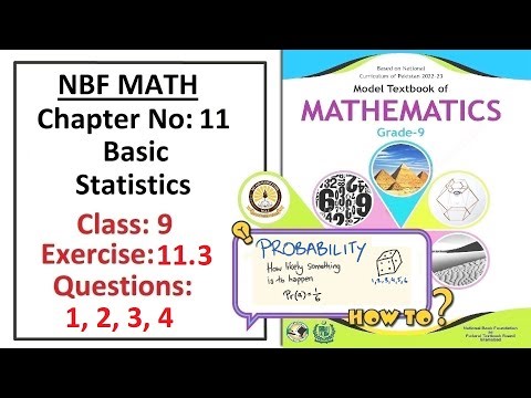Math Class 9 (NBF) Exercise 11.3 Question 1, 2, 3, 4 complete solution - (FBISE)