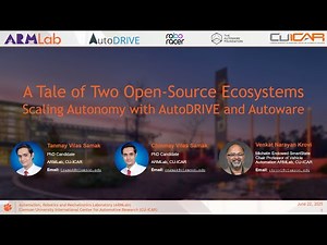 A Tale of Two Open-Source Ecosystems: AutoDRIVE and Autoware | Autoware Tutorial | IEEE IV2025