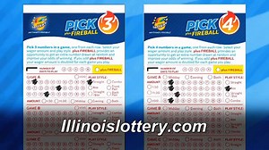 Illinois Lottery Pick 3 and Pick 4 plus Fireball: How to Play