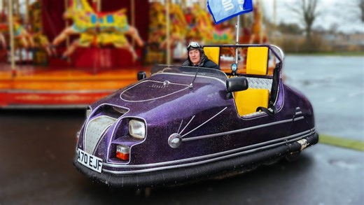 Dodging traffic: Man creates a road legal bumper car