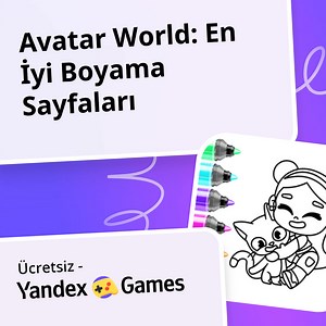 Avatar World: En İyi Boyama Sayfaları - oynayın Yandex Games üzerinde ücretsiz çevrimiçi