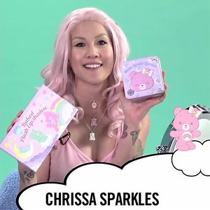 Chrissa Sparkles shows us how to channel our inner Cheer Bear using the Care Bears Baked Plush Eyeshadow Palette and Matte Liquid Lipstick Set. So kawaii! Watch the full video here: https://youtu.be/JenB5gwbhvc | Hot Topic