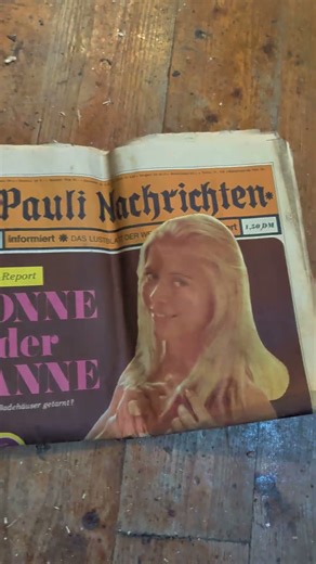 Fundstück aus 1973 auf meiner privaten Baustelle entdeckt ✨ Beim Öffnen des Fußbodens...