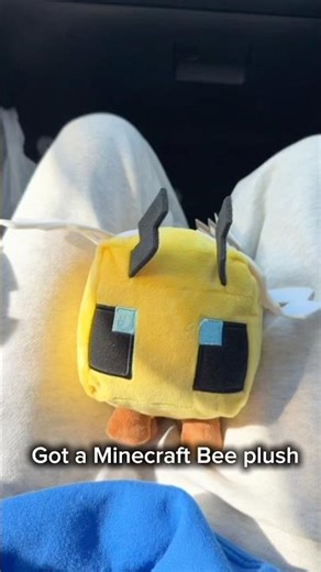 Minecraft Bee plush #minecraft #bee #art #cute #shorts