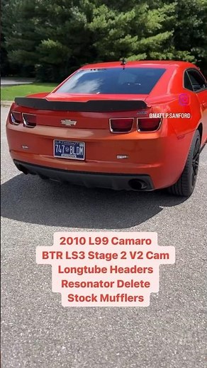 BTR LS3 Stage 2 V2 Camshaft in a 2010 Camaro L99
