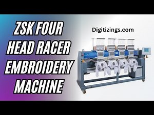 ZSK Four Head Racer Embroidery Machine | Review Features & Price #embroiderymachine