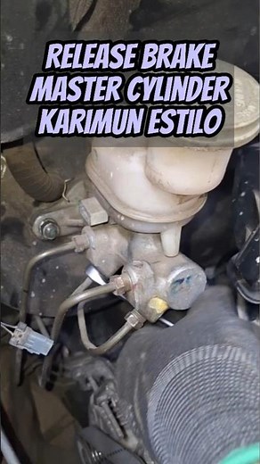 RELEASE BRAKE MASTER CYLINDER #suzukikarimun #karimunestilo #mastercylinder #brakesystem #mechanic