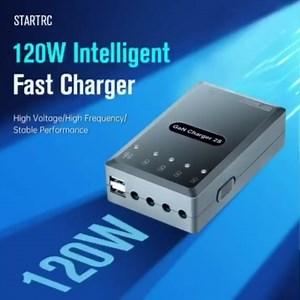 Battery Home & Car Charger for DJI Mavic Air 2/2S and Remote Controller ,120W GAN 5 in 1 Charging Hub with Charging,Discharging and Storage Charging