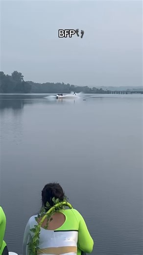 Barefoot and unstoppable 🦈💪 This pyramid takes balance, precision, and total trust to a whole new level—speed, skill, and Shark energy all in one! #viralvideo #waterski #trendingnow #foryourpage #foryoupage | Shawano Ski Sharks