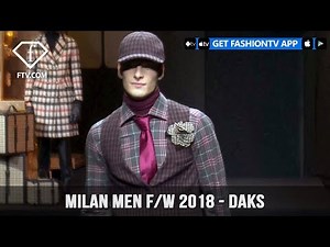 Daks Milan Men Fashion Week Fall 2018 Daks Britain in the 60's Collection | FashionTV | FTV
