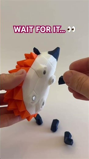 Magnetic Toys click 🦔 #magnet #toys #click #hedgehog