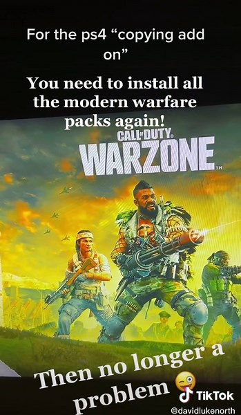 Fixing the PS4 Copying Add-On Issue for Warzone | LiveForTheChallenge