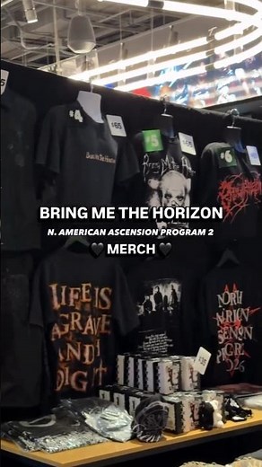 Bring Me The Horizon's "North American Ascension program 2" Merch 🖤🔥