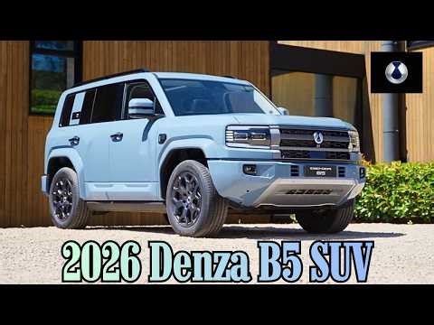 🚀 TESLA & PORSCHE WATCH OUT! | 2026 Denza B5: The Ultimate AI-Powered Luxury SUV 🔋