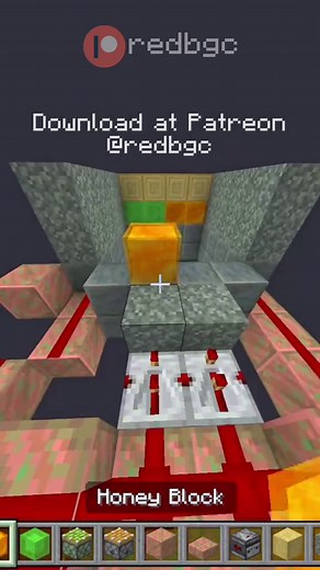 4x4 Hidden Trapdoor Minecraft Tutorial (Redstone Piston Door)