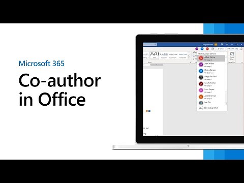 Co-author your documents in Microsoft 365 apps