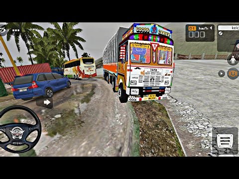 Tata 14 Wheeler Truck Mod 🚛 Heavy Offroad Driving 🛣️ BUSSID Mod | Bus Simulator Indonesia