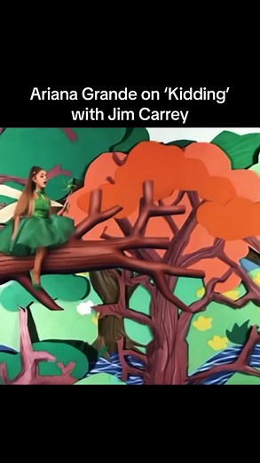 Ariana Grande Singing on 'Kidding' with Jim Carrey
