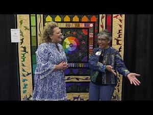 Roberta Garris - MY PLACE IN THE WORLD - Semi-finalist at AQS QuiltWeek - Lancaster 2025