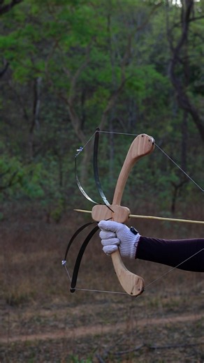 How To Make With Arrow And Bow #diy #craft #youtubeshorts #wood #bamboo