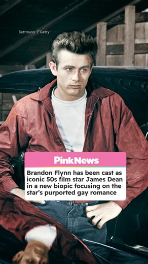 Brandon Flynn has been cast as James Dean in the upcoming biopic "Willie and Jimmy Dean," directed by Guy Guido and based on William Bast's 2006 memoir "Surviving James Dean." The film explores the secret romantic relationship between Dean and Bast, who met at UCLA's theater program at age 19 and became roommates and lovers while keeping their relationship private to protect Dean's career. | PinkNews
