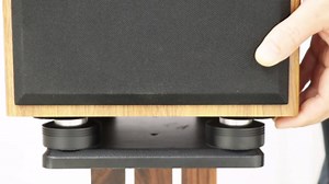 Preffair SP5020B 4Pcs HiFi Turntable Isolation Feet Speaker Foot Pads Amplifier Chassis Aluminum Isolation Feet Non-Slip Stand Feet Shock Absorber for DAC HiFi Amplifier (Stainless Steel Beads)