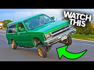 LOWRIDER JUMPING ON THE STREETS AND HITTIN' SWITCHES